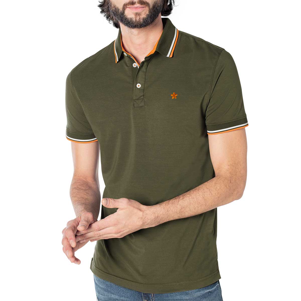 Playera Tipo Polo Mora Urban para Hombre