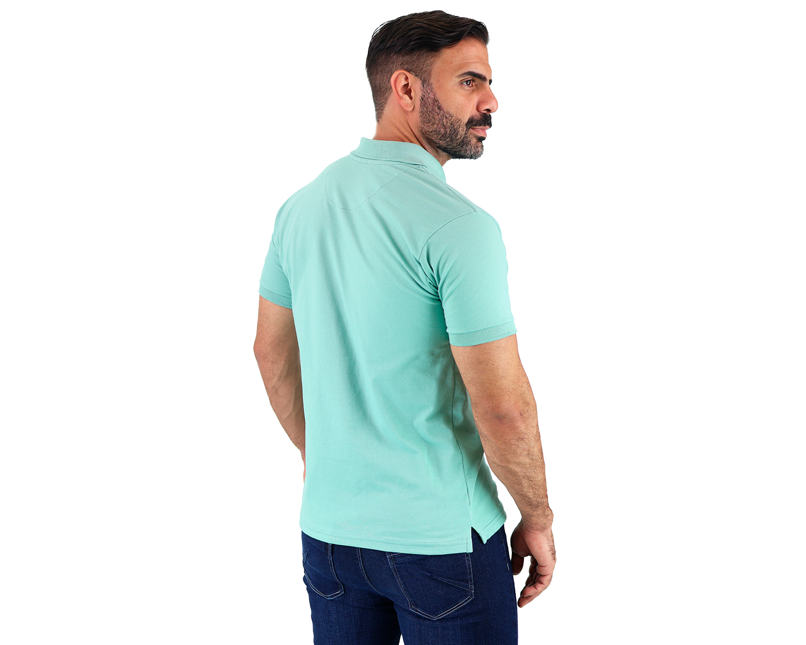 Foto 4 pulgar | Playera Polo Rams Cottons Roger para Hombre