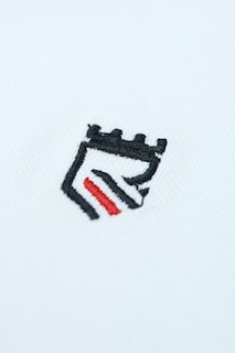 Foto 4 | Playera Tipo Polo Rams Cottons Roger Blanco Corte Slim Fit para Hombre