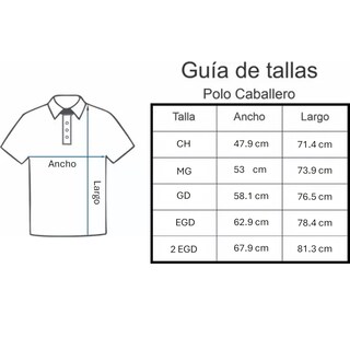 Foto 4 | Playera Polo Piqué Para Caballero - Color Azul Rey - 100% Algodón