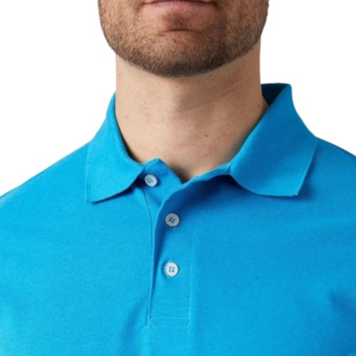 Foto 4 pulgar | Playera Polo Piqué Para Caballero - Color Turquesa - 100% Algodón