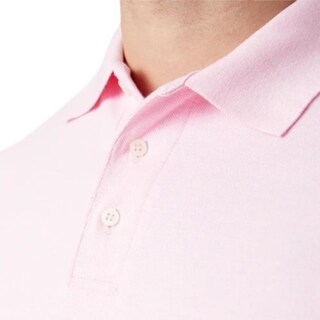 Foto 3 | Playera Polo Piqué Para Caballero - Color Rosa - 100% Algodón