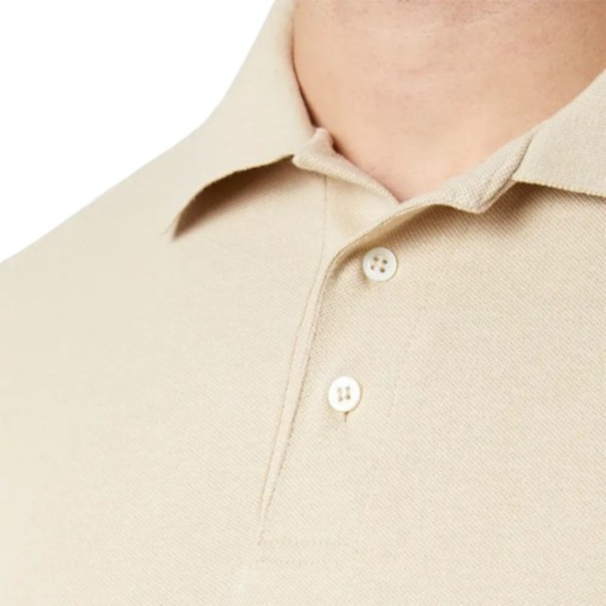 Foto 4 pulgar | Playera Polo Piqué Para Caballero - Color Khaki - 100% Algodón