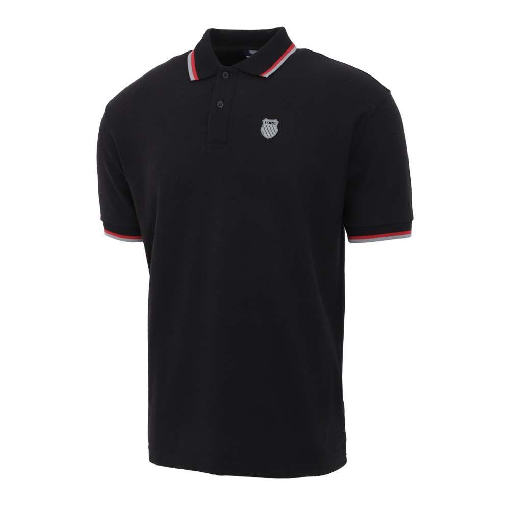 Foto 2 | Playera Polo K-swiss Ps008 Para Hombre Color Negro