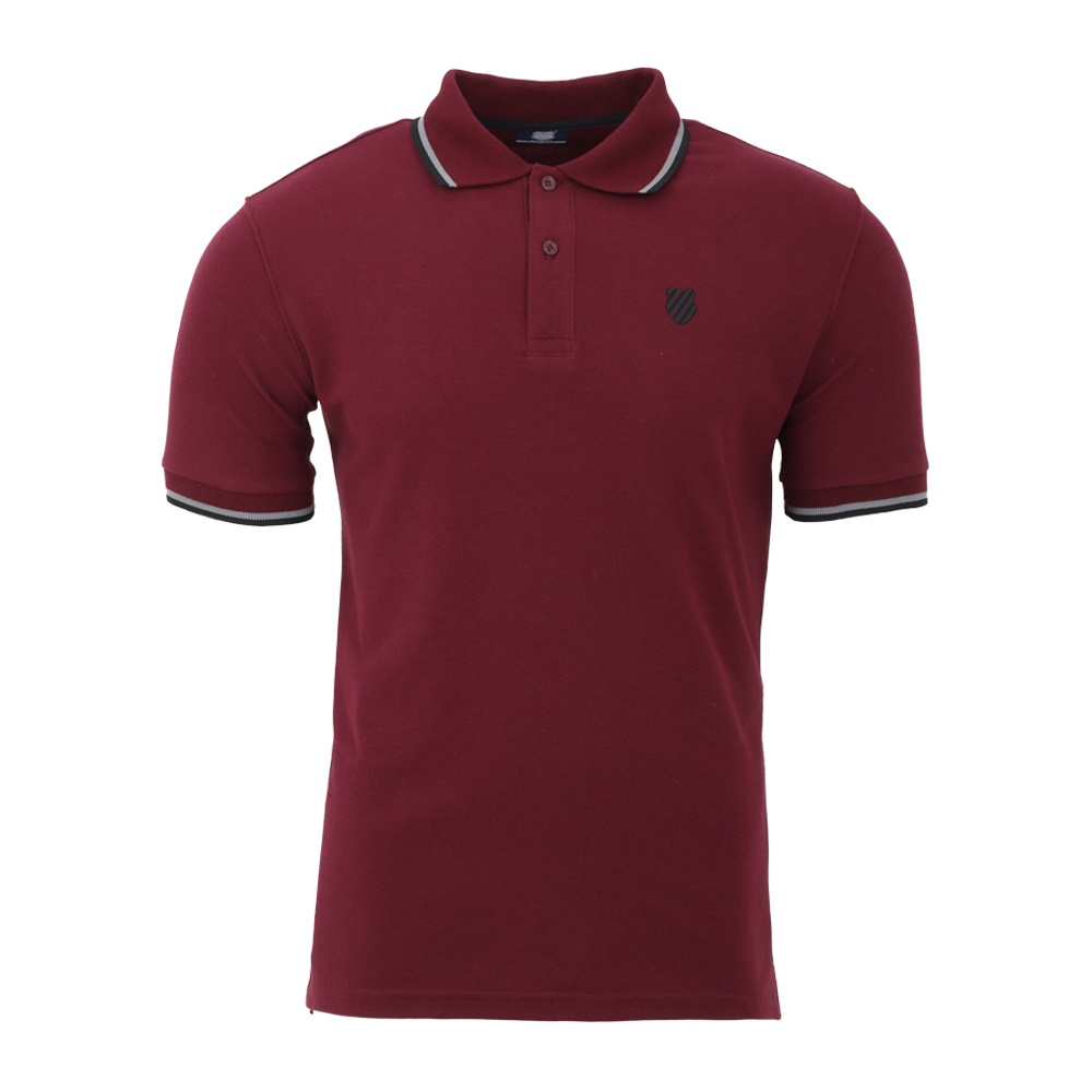 Foto 2 pulgar | Playera Polo K-swiss Bruno Para Hombre Color Vino