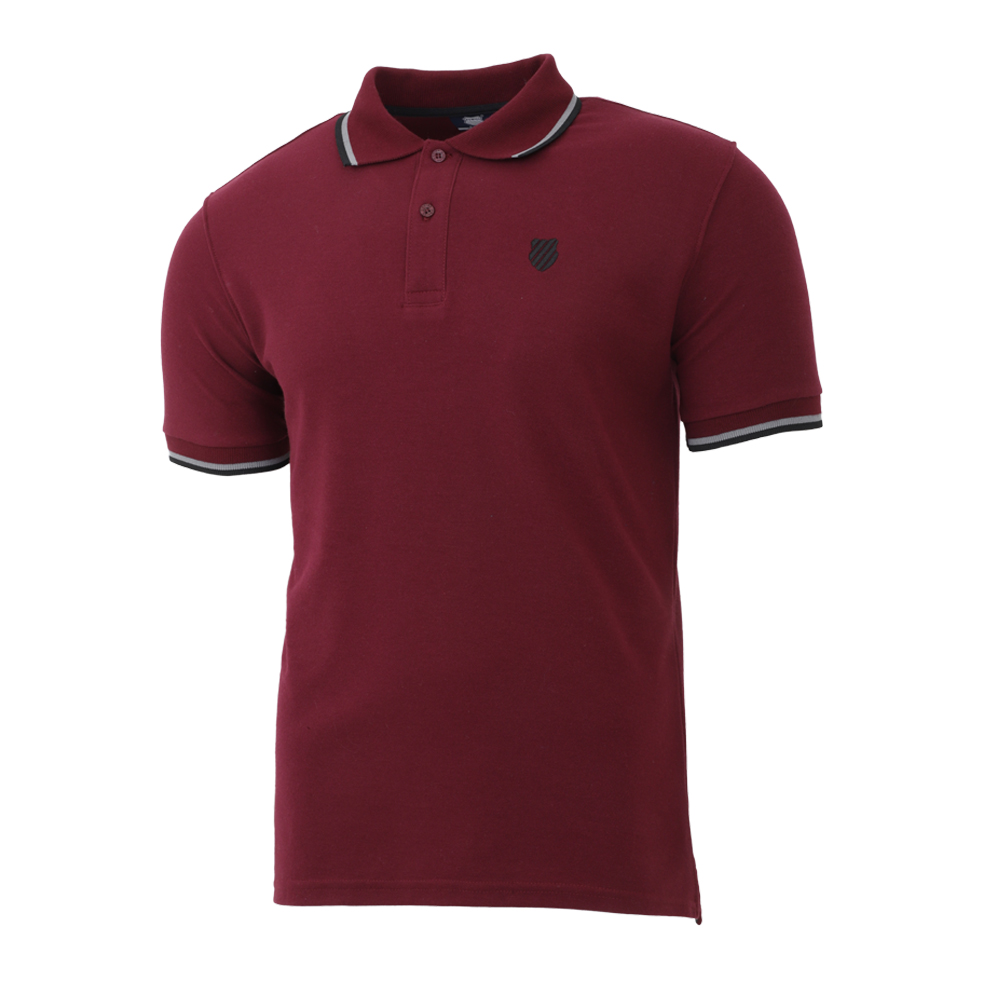 Foto 5 pulgar | Playera Polo K-swiss Bruno Para Hombre Color Vino