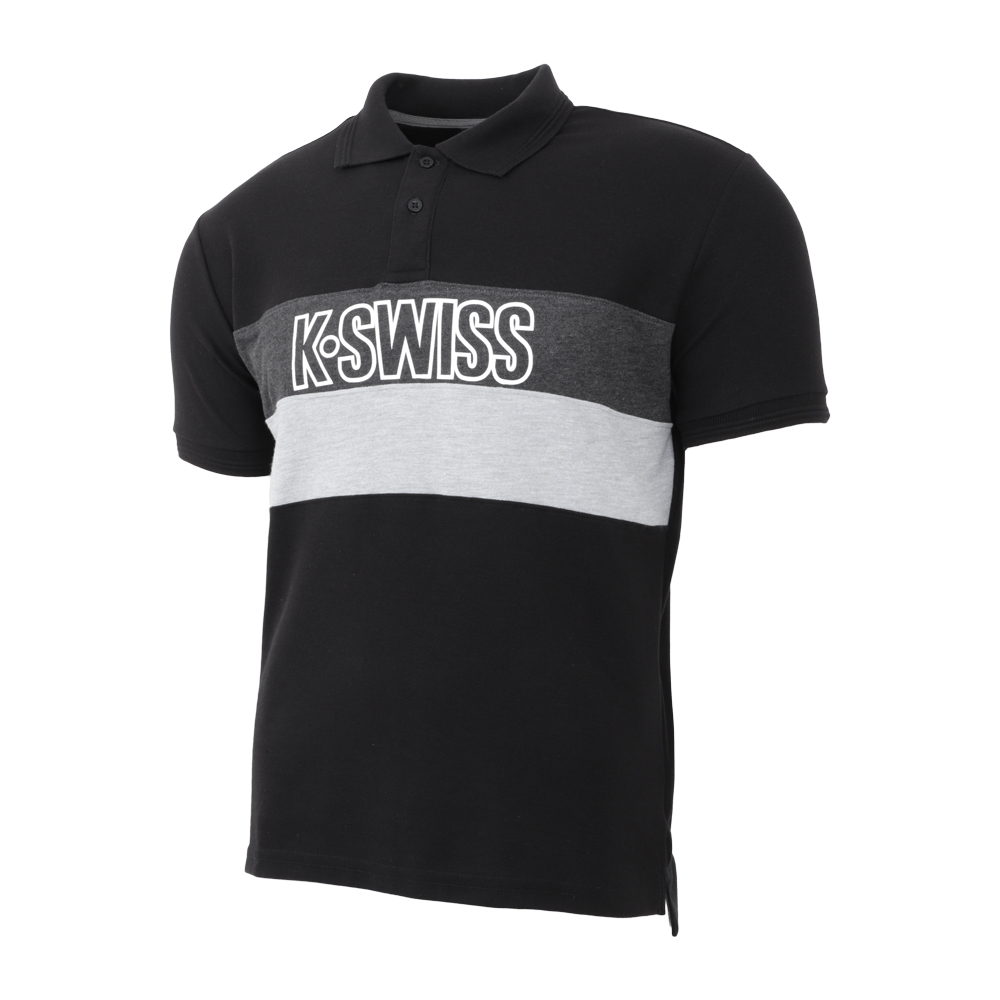 Foto 2 | Playera Polo K-swiss Ps014 Para Hombre Color Negro