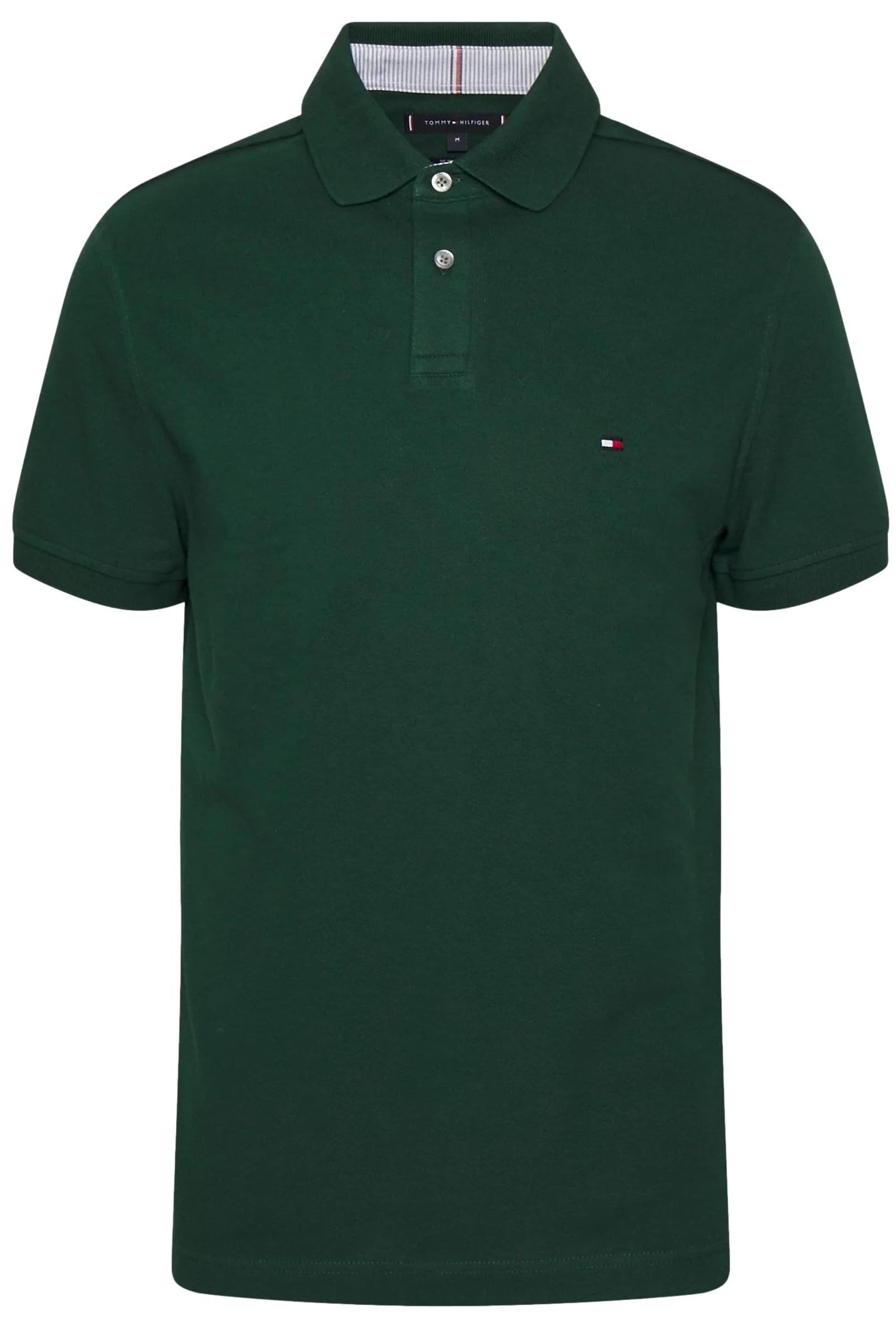 Foto 2 pulgar | Polo Tommy Hilfiger Huntergreen de Corte Regular para Hombre - Venta Internacional