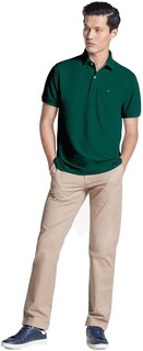 Foto 2 | Polo Tommy Hilfiger Huntergreen de Corte Regular para Hombre - Venta Internacional