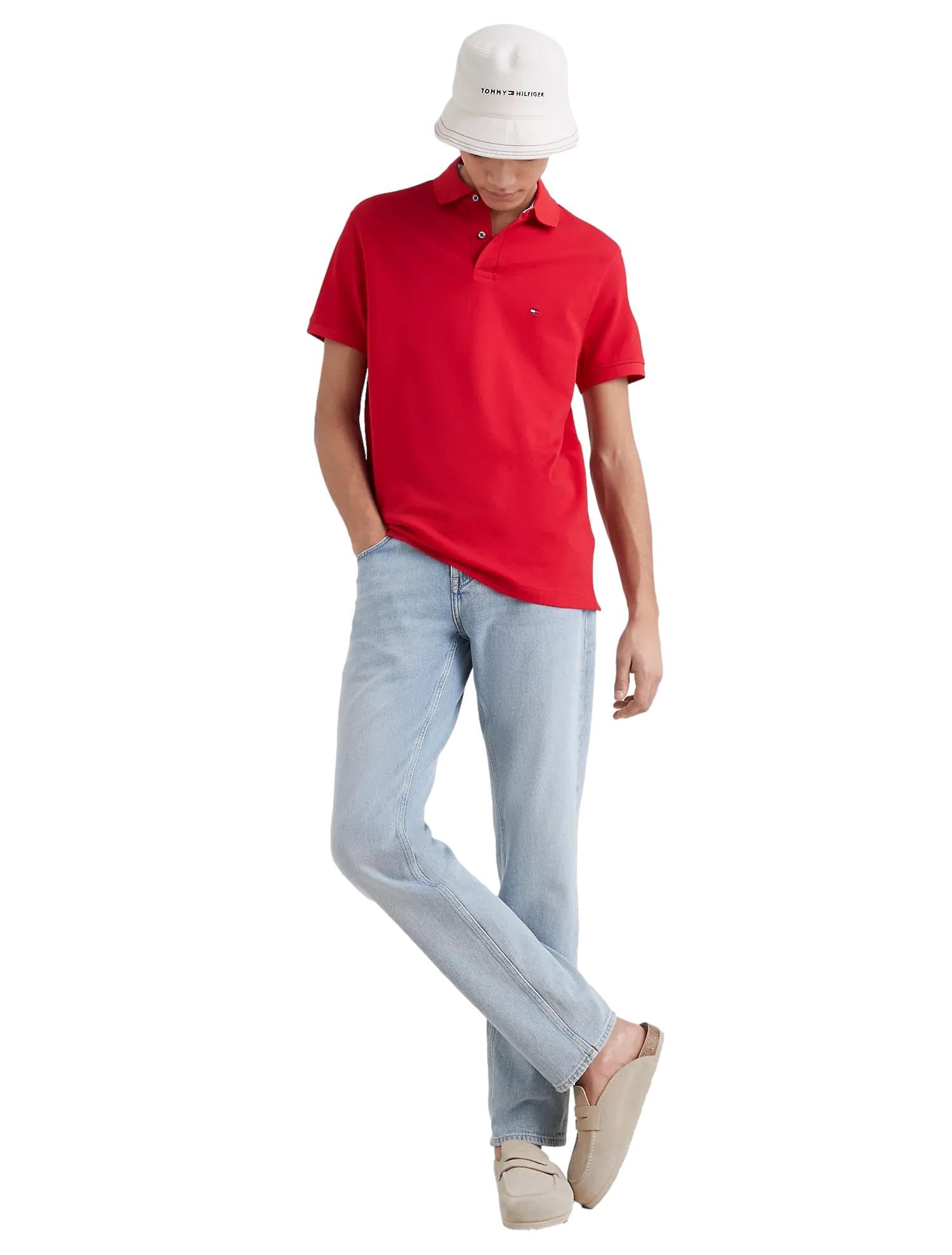 Foto 5 pulgar | Polo Tommy Hilfiger Corte Regular Rojo para Hombre - Venta Internacional