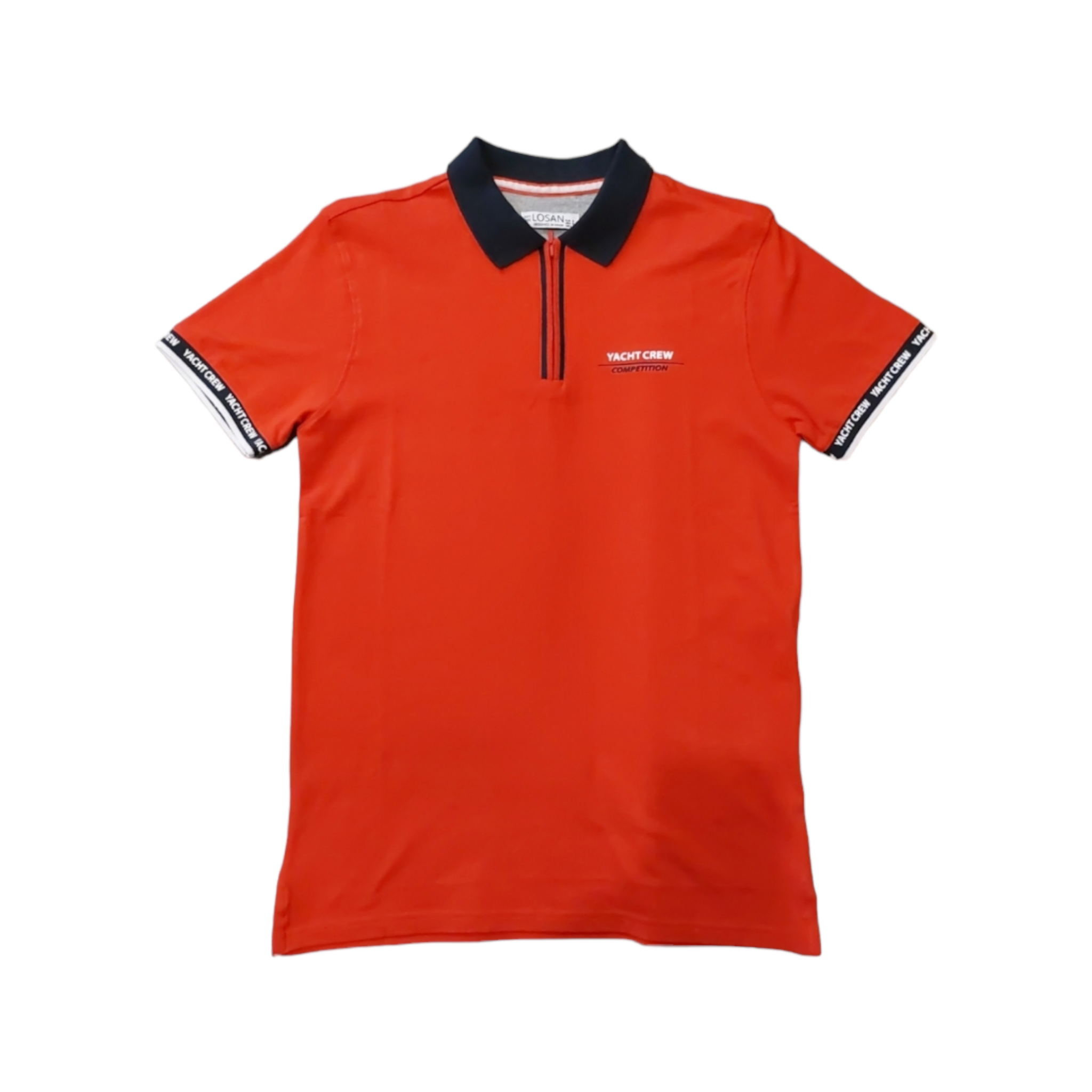 Playera Tipo Polo Roja ''yacht Crew Competition'' Para Caballero Losan