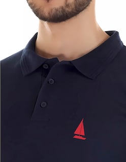 Foto 3 | Playera Polo Marinity Azul Marino para Hombre