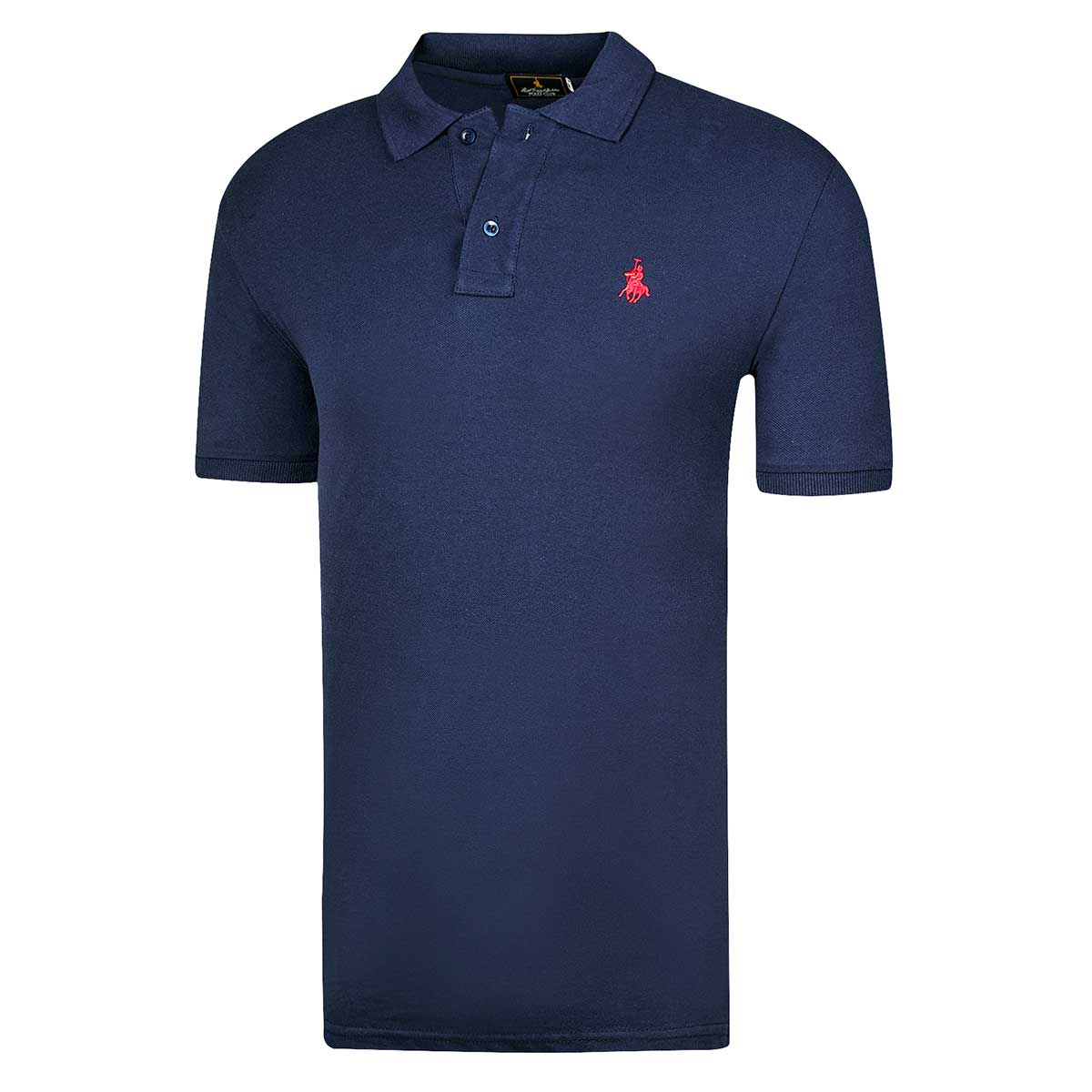 Foto 2 pulgar | Polo Club Playera Tipo Polo Para Hombre Marino