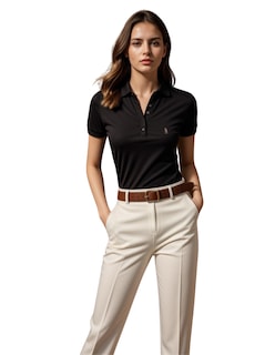 Foto 1 | Playera Tipo Polo Hpc Polo Para Mujer Color Negro