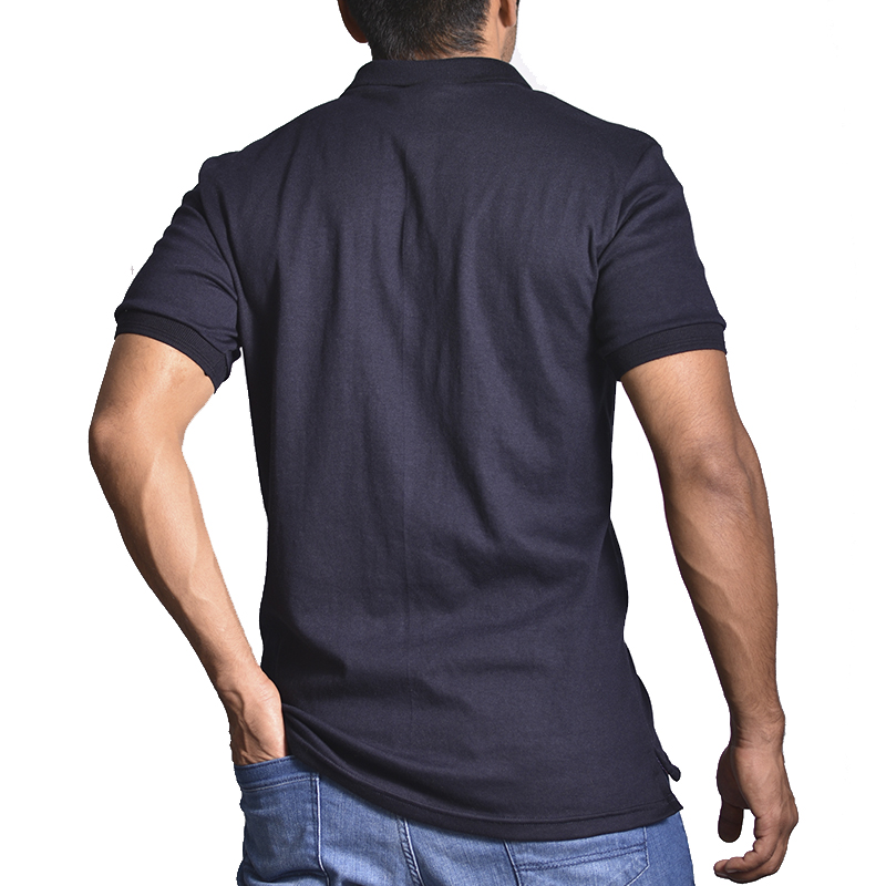 Foto 5 pulgar | Playera Tipo Polo Color Marino Hpc Polo Para Hombre