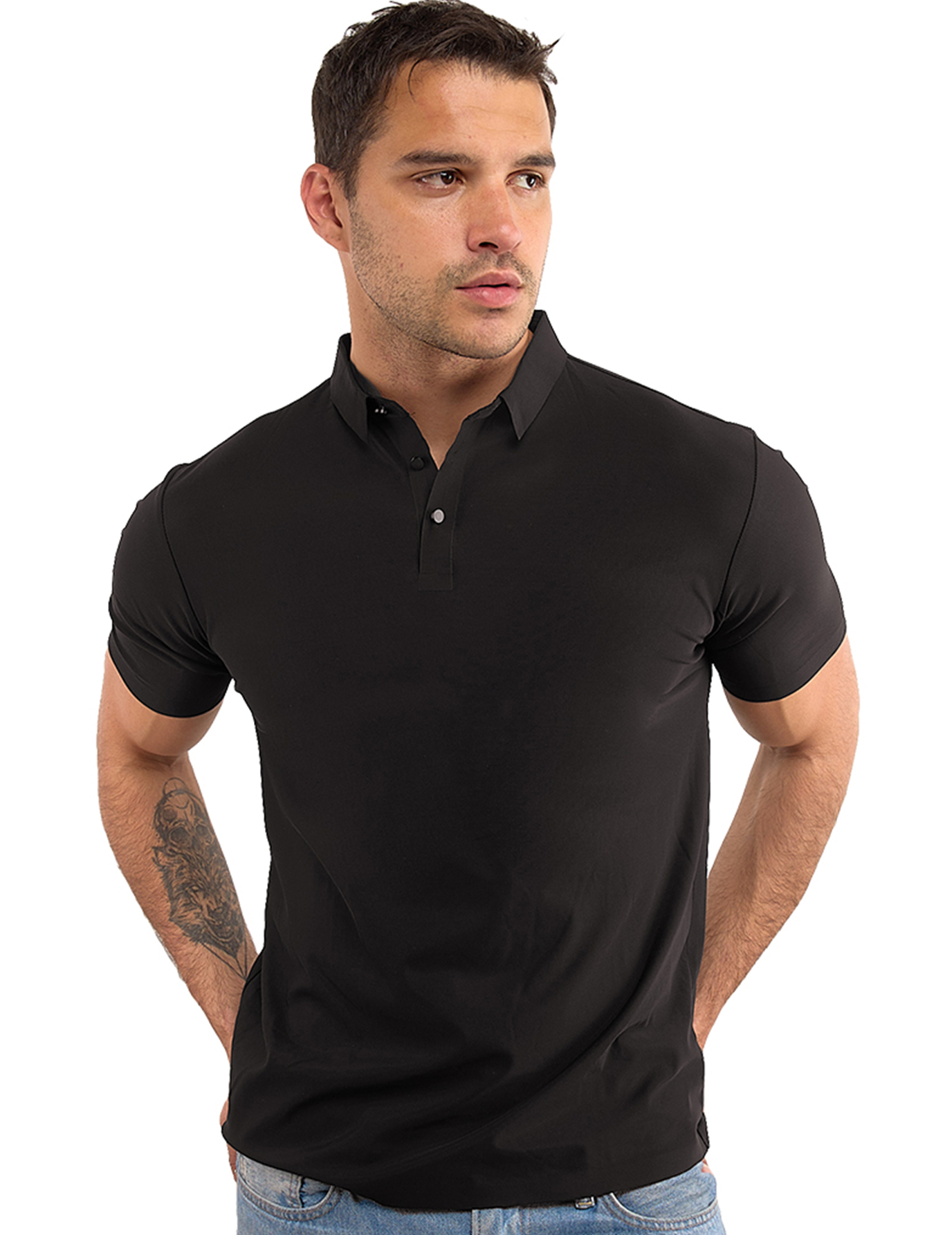 Playera Tipo Polo Dryfit Polo Retro 973609652592