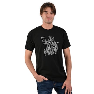 Foto 1 | Playera Estampada Hpc Polo Color Negro