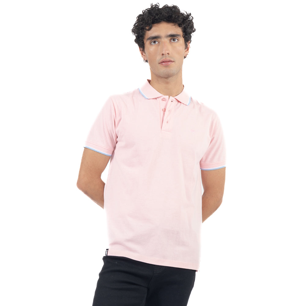 Foto 2 pulgar | Playera Cuello Polo Lisa Para Hombre
