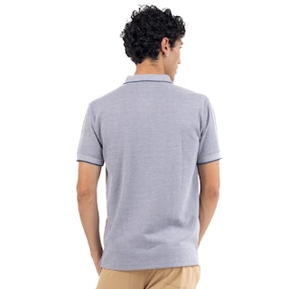 Foto 3 | Playera Con Cuello Polo Y Textura Lurex Para Hombre