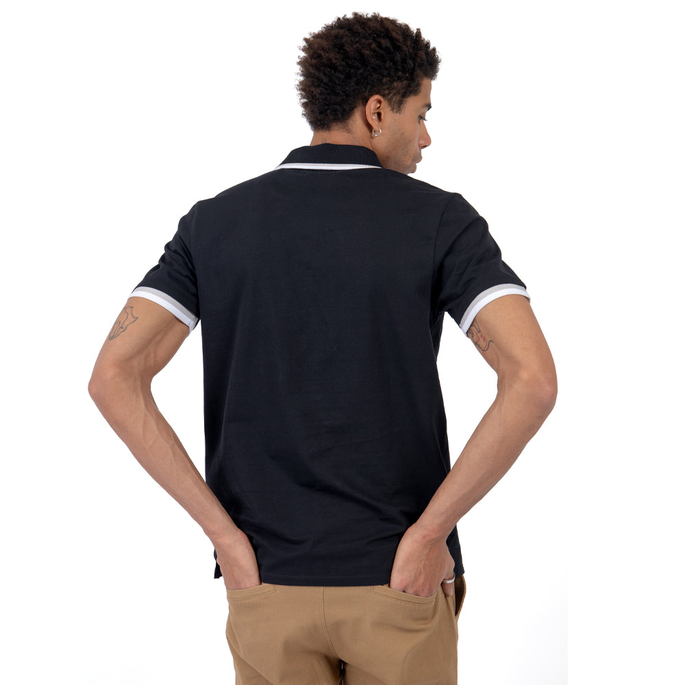 Foto 4 pulgar | Playera Polo Premium Con Contraste Para Hombre