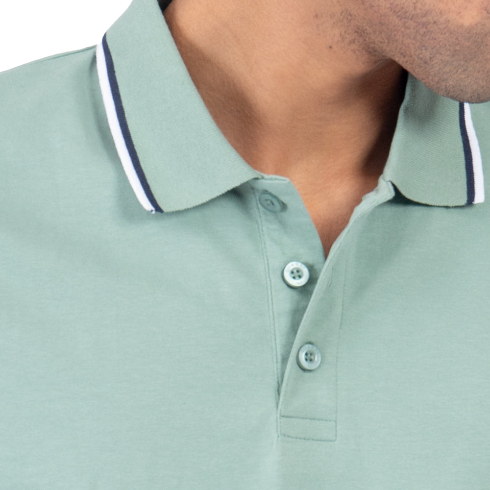 Foto 5 pulgar | Playera Polo Premium Con Contraste Para Hombre