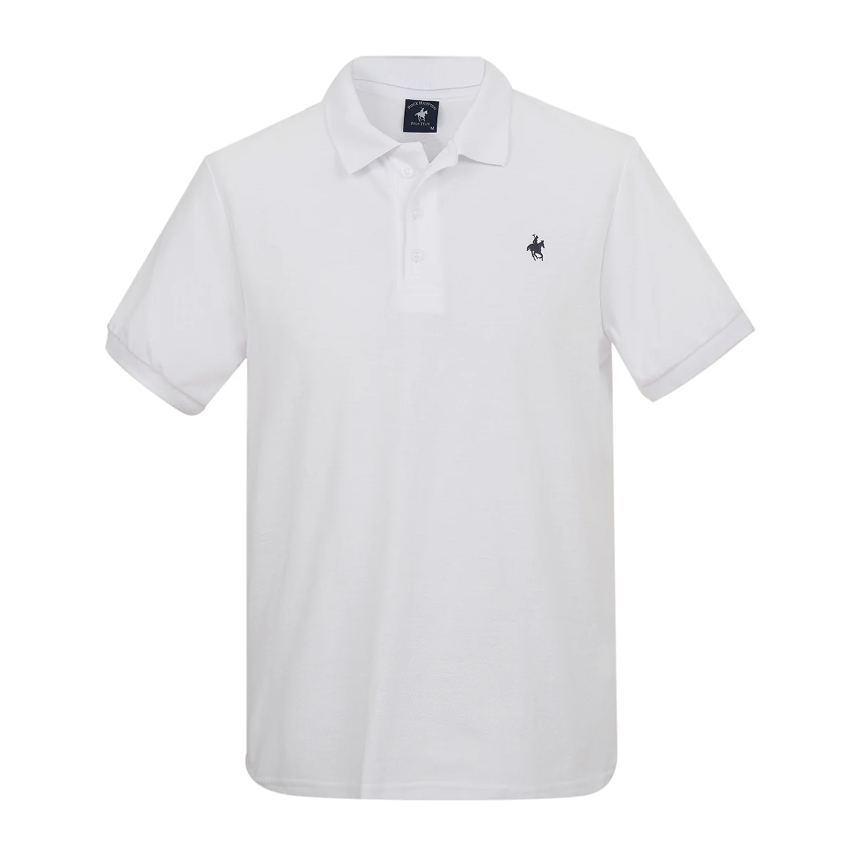 Foto 1 | Playera Polo Lisa Color Blanco Rock Hampton Polo Team