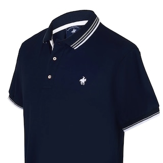 Foto 2 | Playera Polo Color Marino Rock Hampton Polo Team