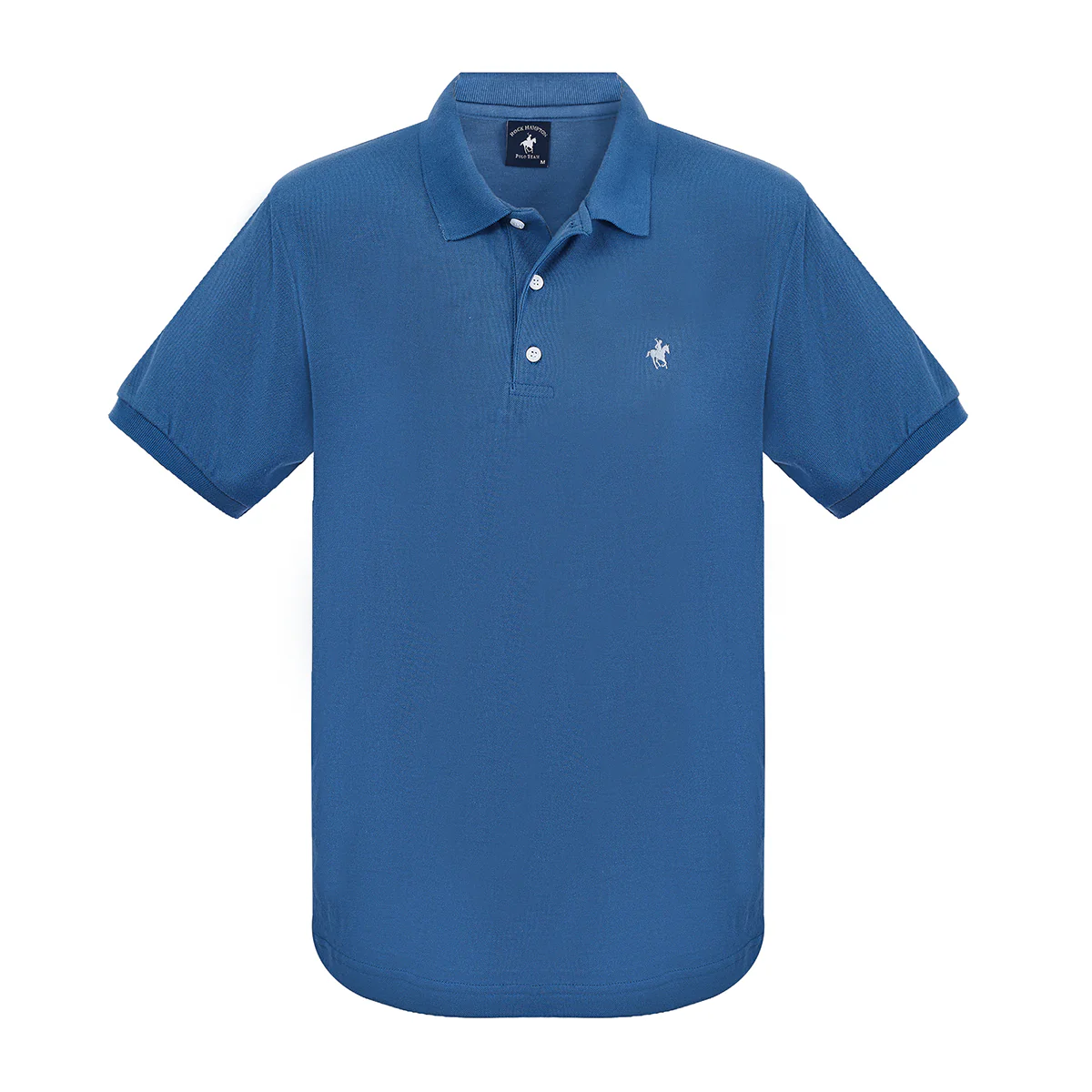 Foto 2 pulgar | Playera Polo Lisa Color Petroleo Rock Hampton Polo Team