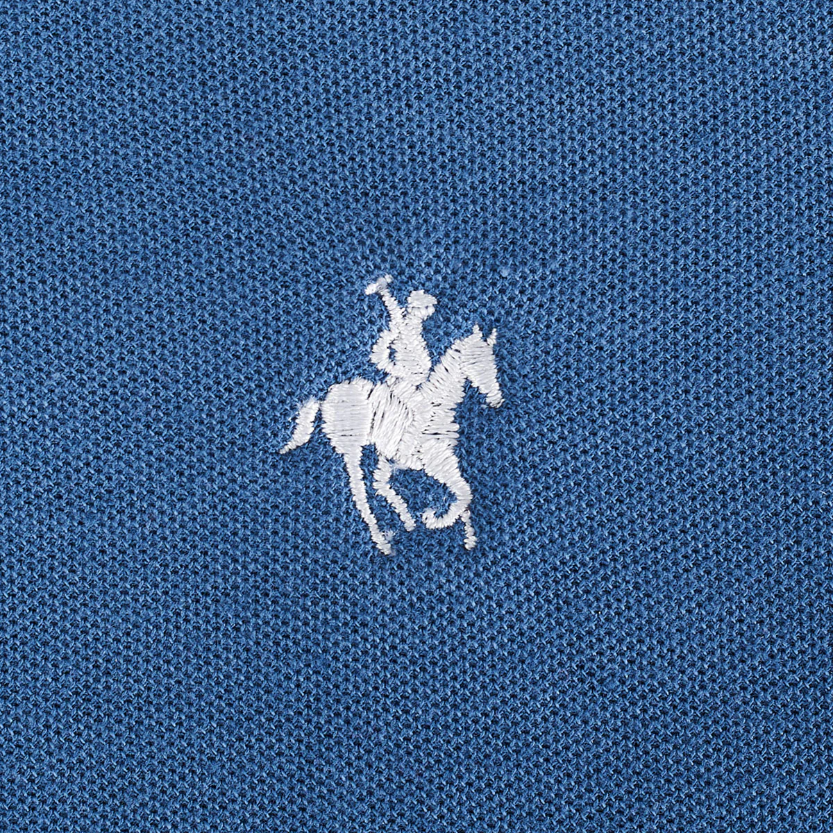 Foto 4 pulgar | Playera Polo Lisa Color Petroleo Rock Hampton Polo Team