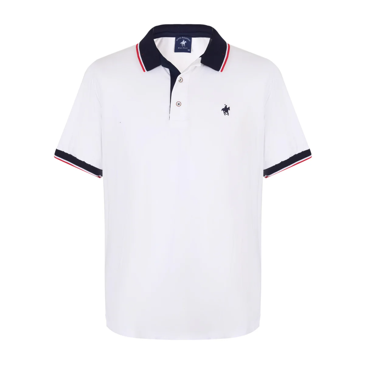 Foto 2 pulgar | Playera Polo Color Blanco Rock Hampton Polo Team