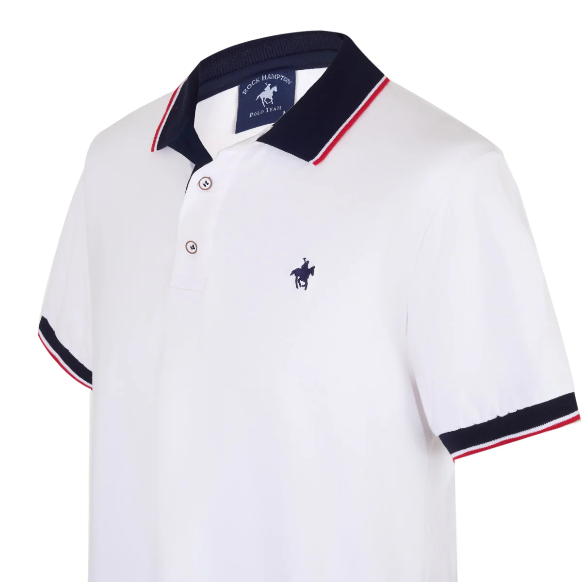 Foto 3 pulgar | Playera Polo Color Blanco Rock Hampton Polo Team