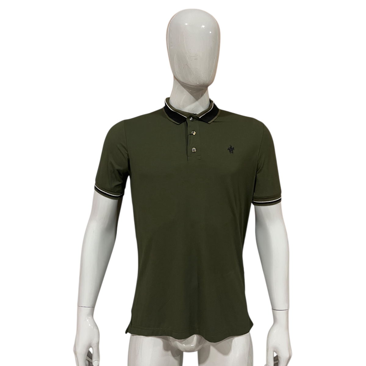 Foto 2 | Playera Polo Color Olivo Rock Hampton Polo Team
