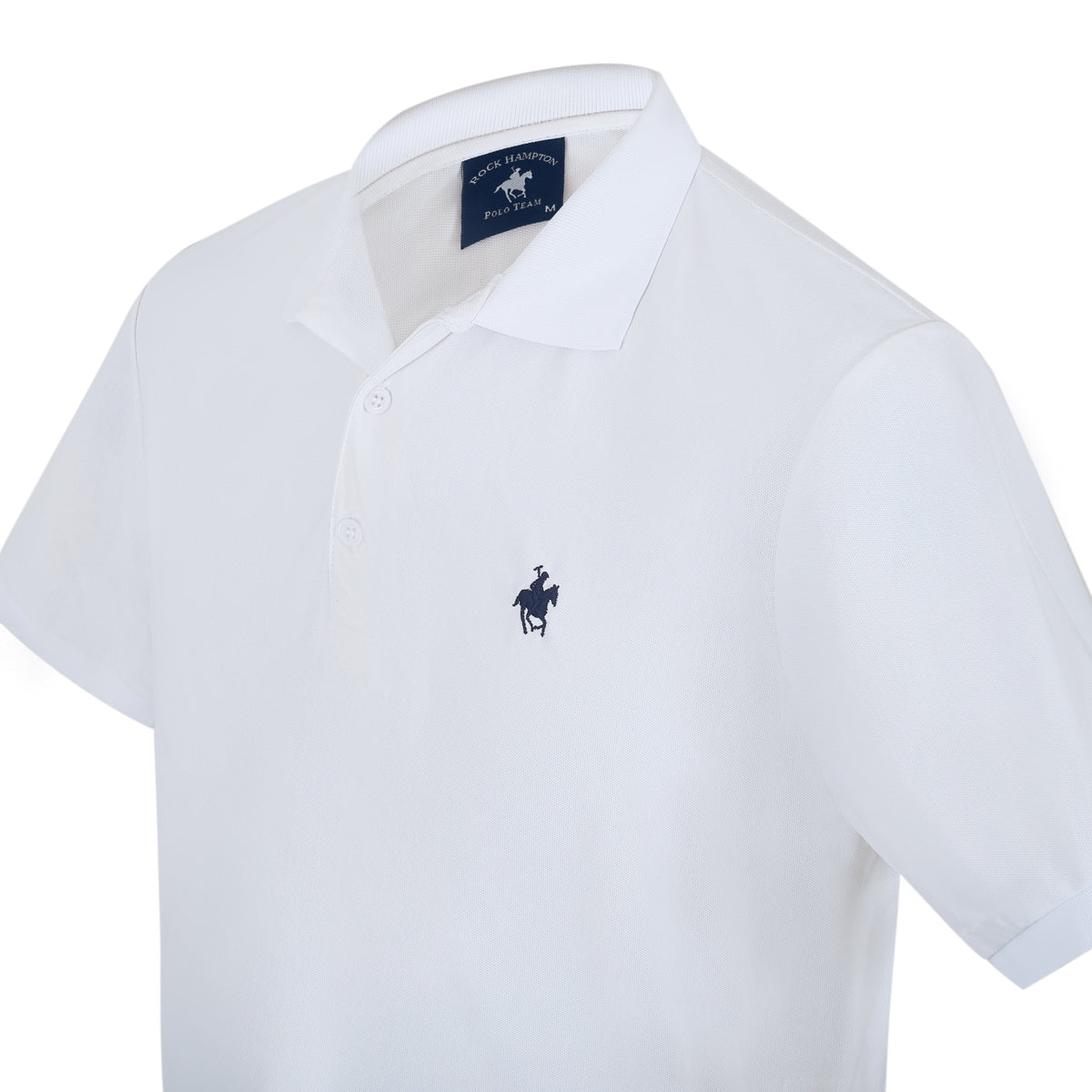Foto 3 pulgar | Playera Polo Color Blanco Rock Hampton Polo Team