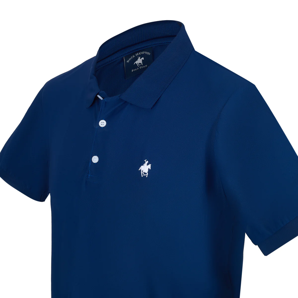 Foto 3 pulgar | Playera Polo Color Marino Rock Hampton Polo Team