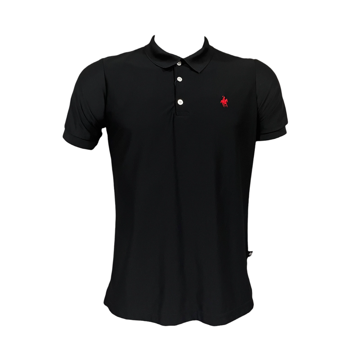 Foto 2 pulgar | Playera Polo Color Negro Rock Hampton Polo Team