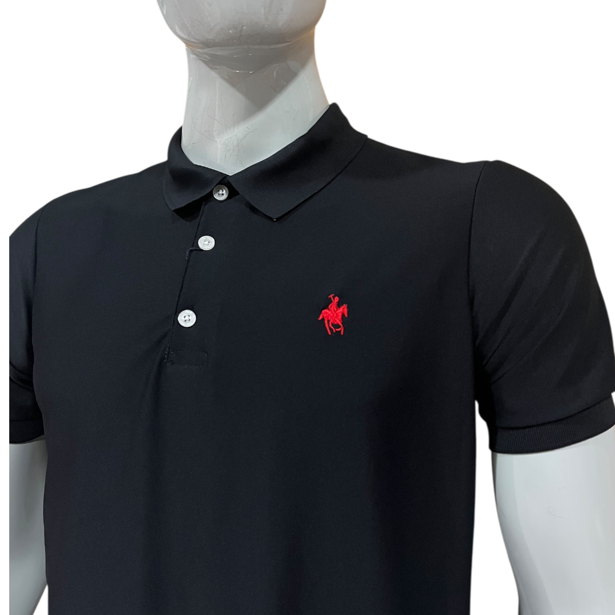 Foto 4 | Playera Polo Color Negro Rock Hampton Polo Team