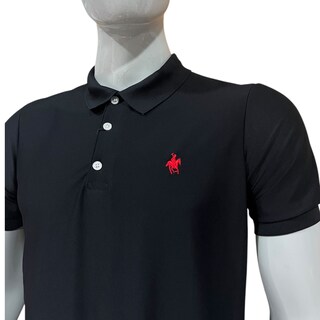 Foto 4 | Playera Polo Color Negro Rock Hampton Polo Team