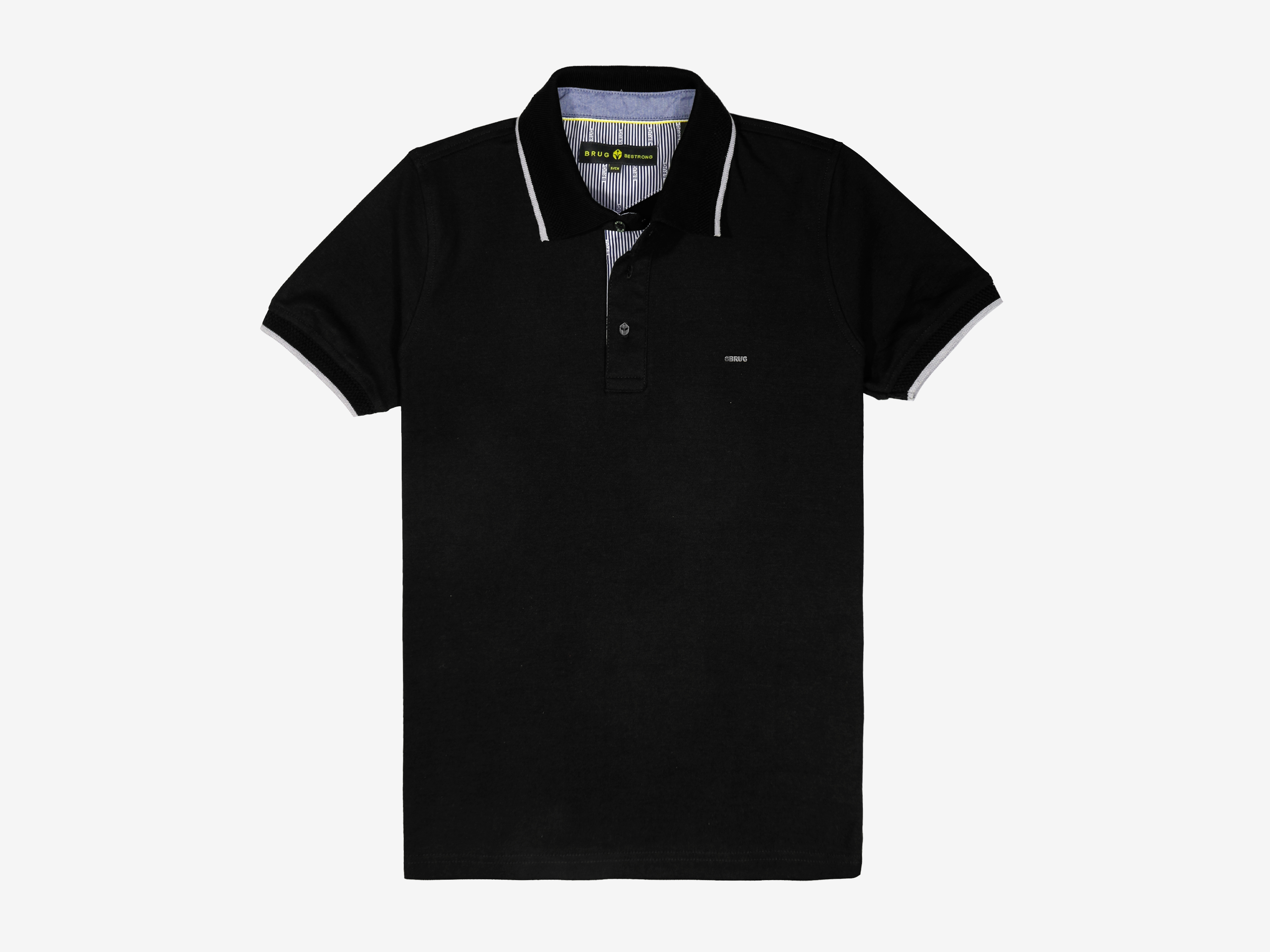 Playera Polo Caballero Brug  Cairo Negro