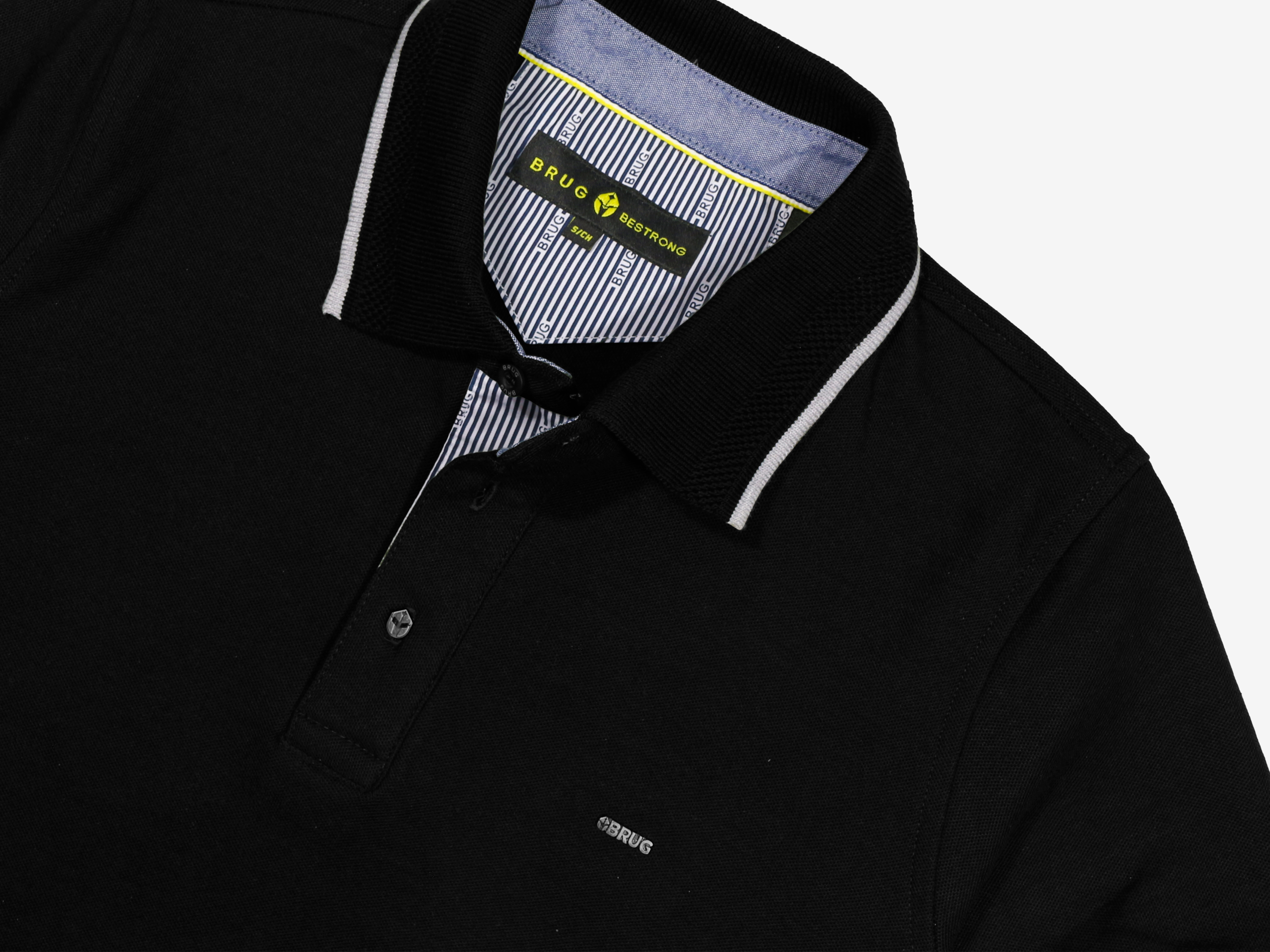 Foto 2 | Playera Polo Caballero Brug  Cairo Negro