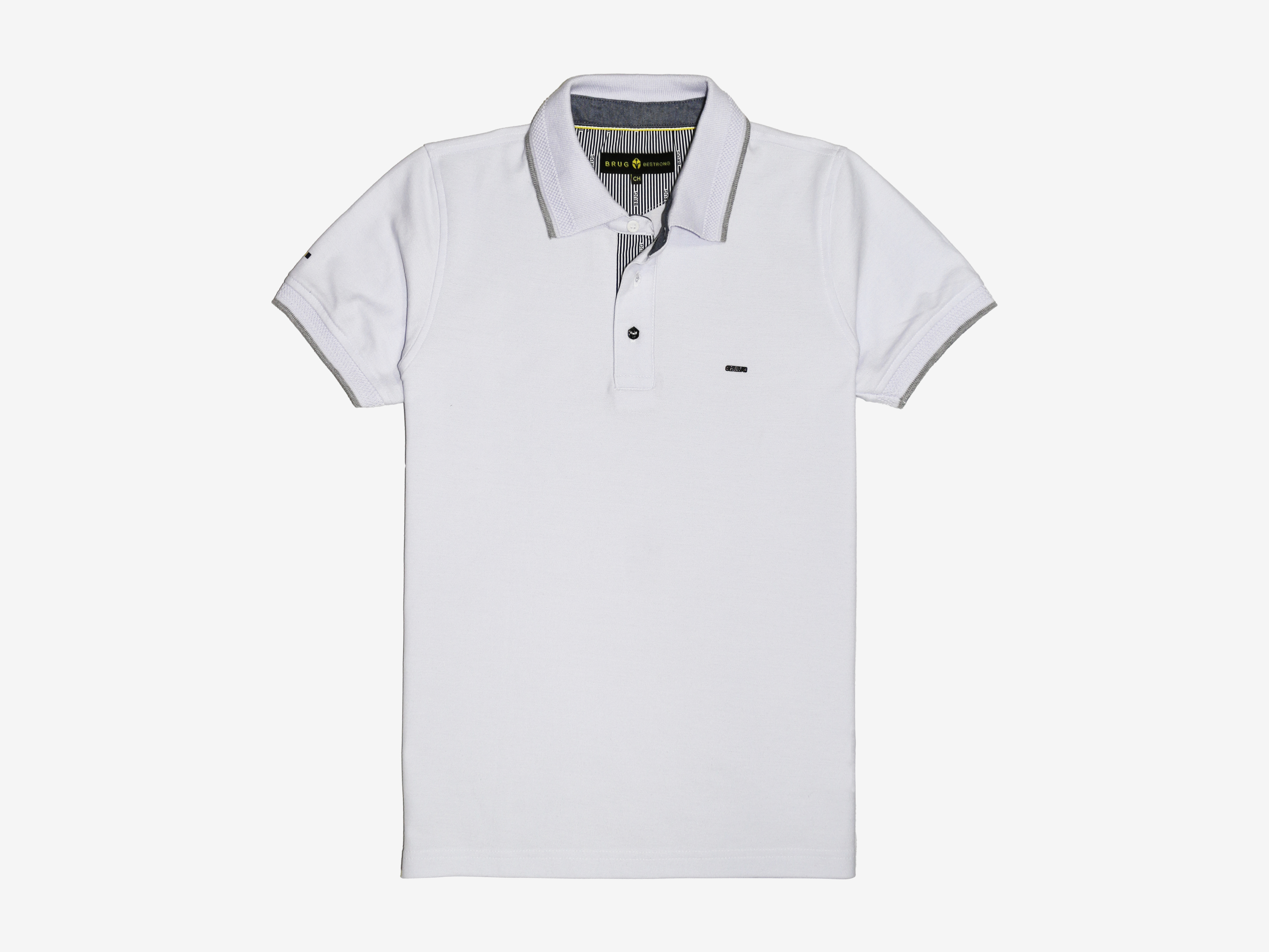Playera Polo Caballero Brug  Cairo Blanco