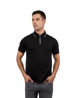 Foto 1 | Playera Polo Manga Corta Hombre Kenneth Cole Kcpv24pol19 Negro Algodón Casual