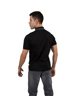 Foto 4 | Playera Polo Manga Corta Hombre Kenneth Cole Kcpv24pol19 Negro Algodón Casual