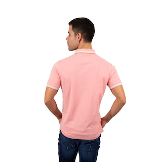 Foto 3 | Playera Polo Manga Corta Hombre Kenneth Cole Kcpv24pol07 Coral Casual