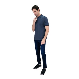Foto 2 | Playera Polo Hombre Kenneth Cole Kcoi24pol25 Gris Oscuro Casual