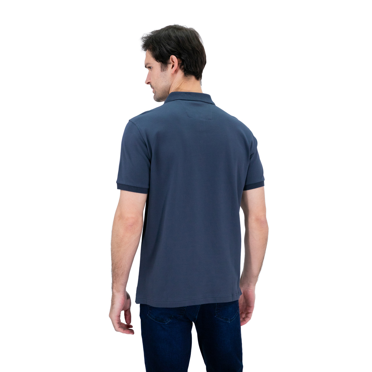 Foto 4 pulgar | Playera Polo Hombre Kenneth Cole Kcoi24pol25 Gris Oscuro Casual