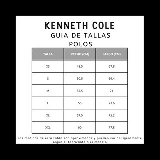 Foto 5 | Playera Polo Hombre Kenneth Cole Kcpv25pol16 Blanco Casual