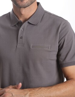 Foto 3 | Playera Polo Hombre Kenneth Cole Kcpv25pol10 Gris Casual