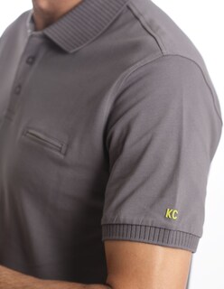 Foto 4 | Playera Polo Hombre Kenneth Cole Kcpv25pol10 Gris Casual