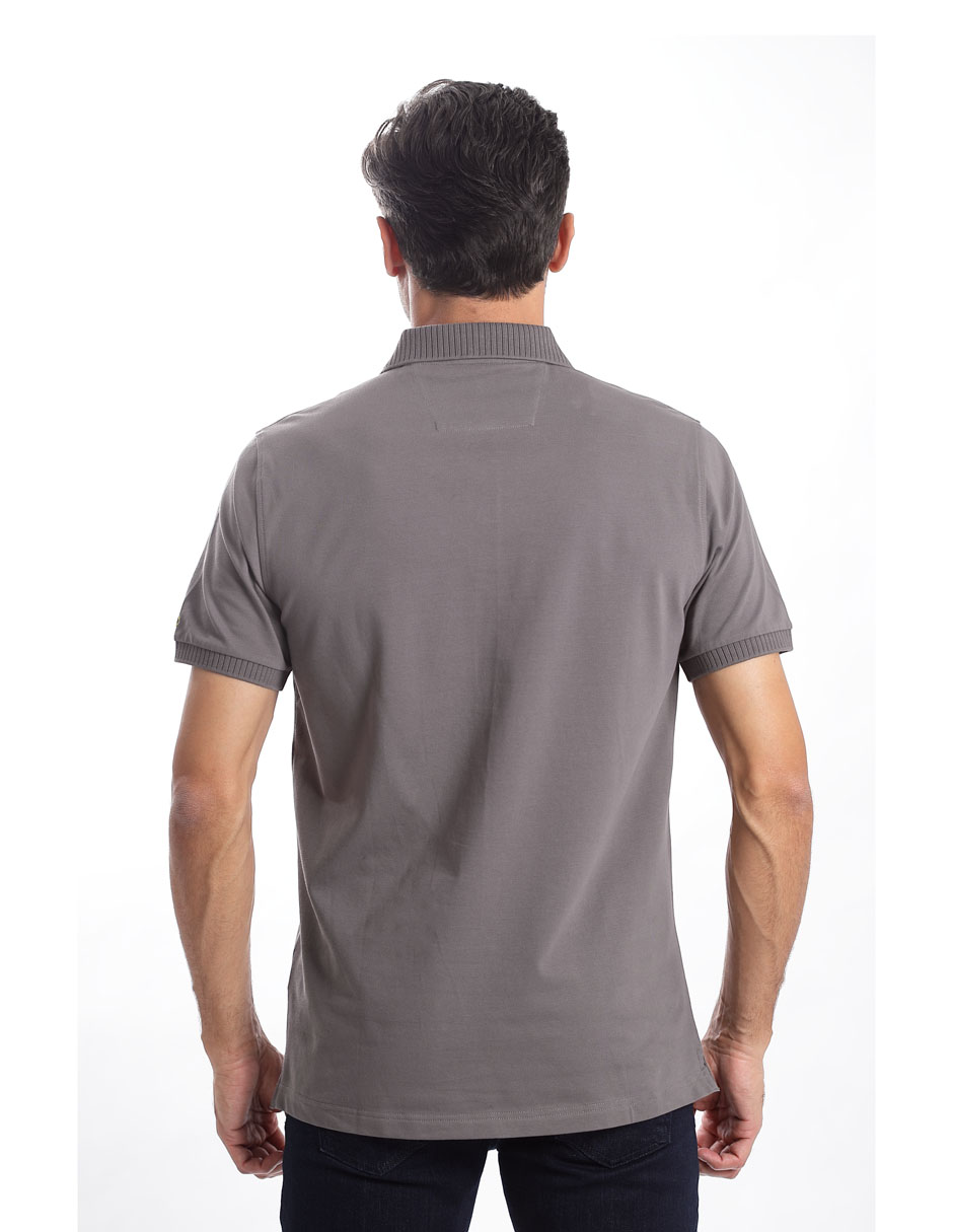 Foto 6 pulgar | Playera Polo Hombre Kenneth Cole Kcpv25pol10 Gris Casual