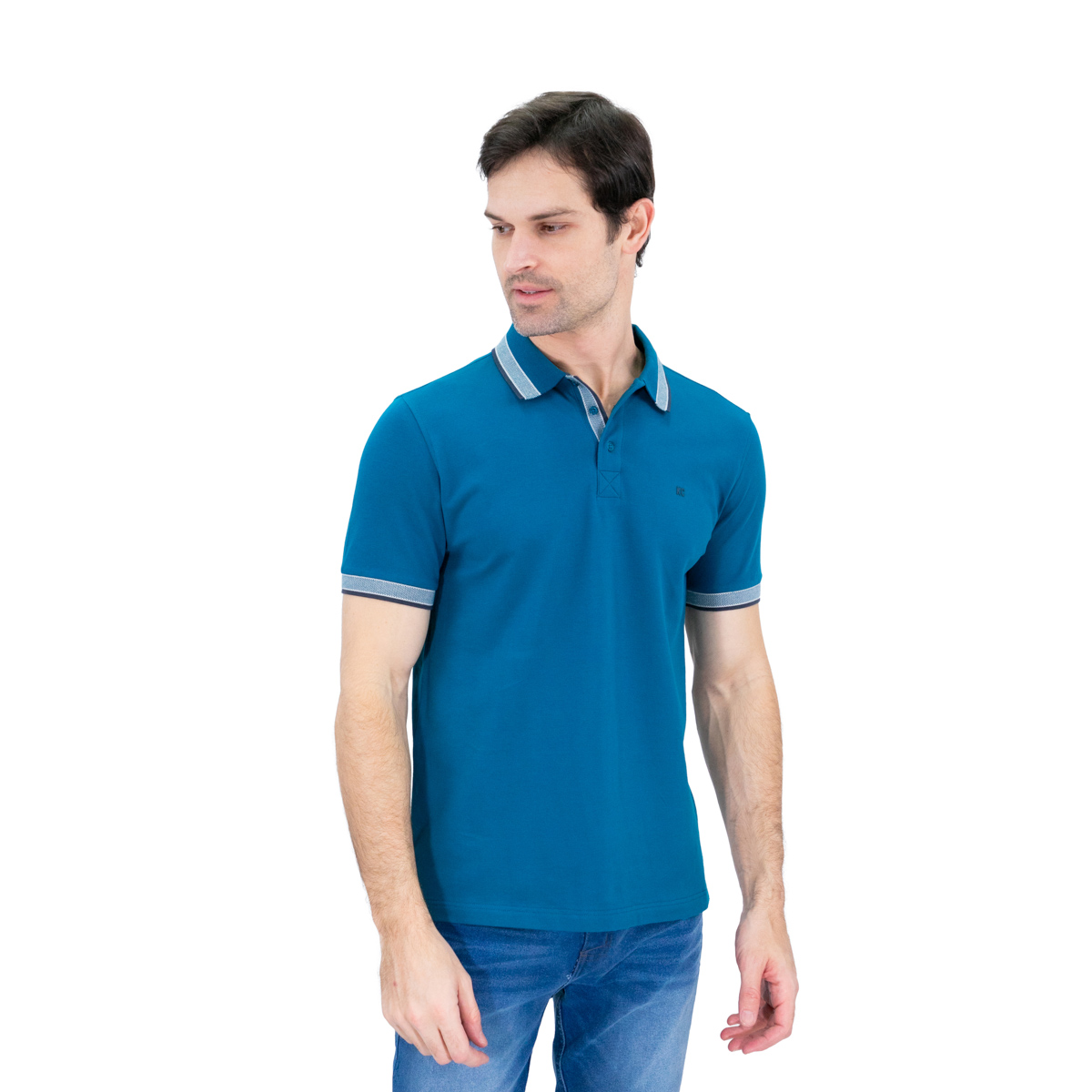 Playera Polo Manga Corta Hombre Kenneth Cole Kcoi24pol05 Azul  Casual